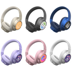 FRESH 'N REBEL CLAM FUSE Wireless Over-Ear Headphones with sticker
